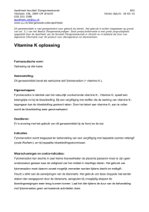 Vit. K oplossing - diergeneeskunde.nl