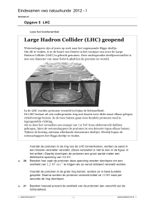 Large Hadron Collider (LHC) geopend