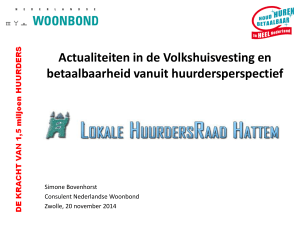 PowerPoint-presentatie - Lokale HuurdersRaad Hattem