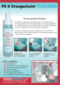 PS-X Brochure - Diton Cleaning