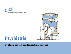 Psychiatrie in algemeen en academisch ziekenhuis
