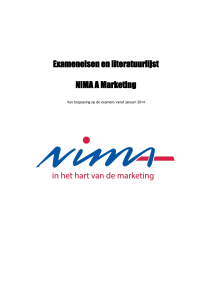 Exameneisen NIMA A Marketing
