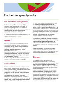 Duchenne spierdystrofie - Spierziekten Nederland