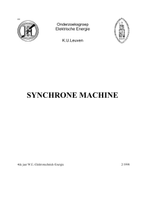 labo synchrone machines - Home pages of ESAT