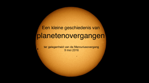 planetenovergangen - Museum voor de Geschiedenis van de