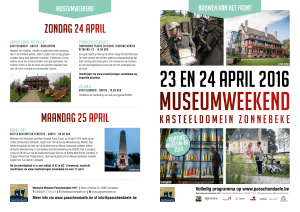 Museumweekend - Memorial Museum Passchendaele 1917