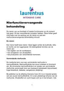 R Vervanging nierfunctie op IC - Laurentius Ziekenhuis Roermond
