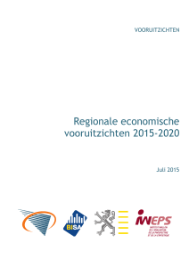 Regionale economische vooruitzichten 2015-2020
