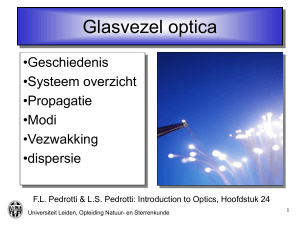 Glasvezel optica - Universiteit Leiden