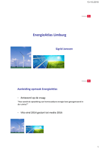 EnergieAtlas Limburg - Provincie West