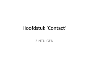 Hoofdstuk `Contact`