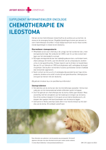Chemotherapie en ileostoma