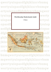 Werkboekje Nederlands-Indië