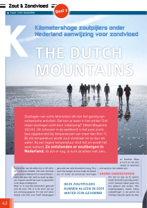 KKilometershoge zoutpijlers onder Nederland