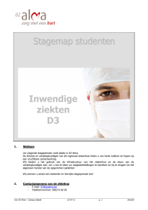 Stagemap studenten Inwendige ziekten D3