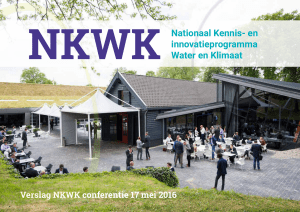 NKWK Nationaal Kennis- en innovatieprogramma Water en Klimaat