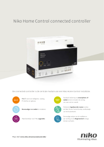 Niko Home Control connected controller