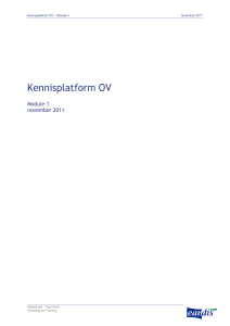 Kennisplatform OV - Provincie West