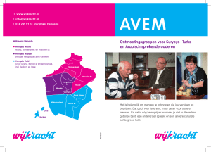 Folder AVEM - Wijkracht Hengelo
