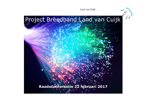 Project Breedband Land van Cuijk