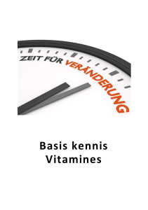 Basis kennis Vitamines