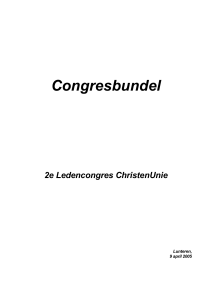 Congresbundel 2e Ledencongres 9 april 2005 369152 application