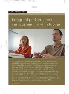 Integraal performance management in vijf stappen