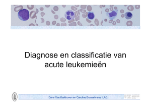 Diagnose en classificatie van acute leukemieën