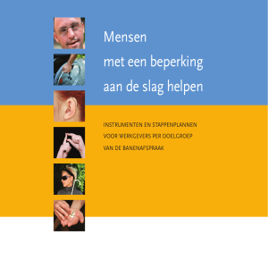 Mensen met een beperking aan de slag helpen