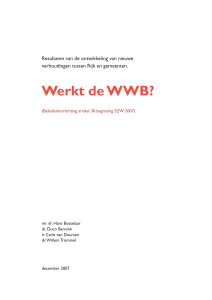 Werkt de WWB? - Rijksbegroting.nl