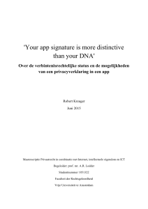 `Your app signature is more distinctive than your DNA`