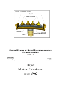 Project Moderne Natuurkunde