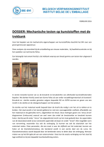 Mechanische testen op kunststoffen met de trekbank - IBE-BVI