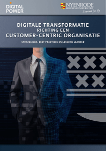 digitale transformatie customer-centric organisatie