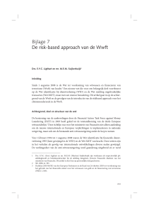 Bijlage 7 De risk-based approach van de Wwft