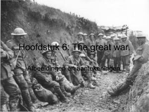 Hoofdstuk 6: The great war.