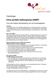 Intra-aortale ballonpomp (IABP)