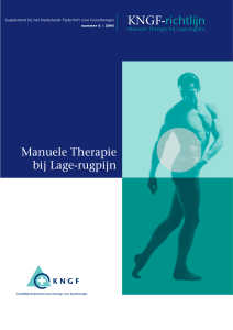 MT Lage Rugpijn cover NL - Fysiotherapie Zwartemeer