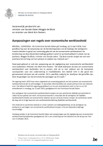 2016-04-13 – NL – Aanpassingen van regels over economische