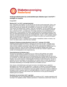 GLP-1 - Diabetesvereniging Nederland