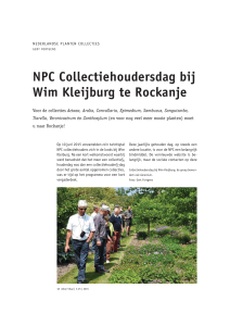 NPC Collectiehoudersdag bij Wim Kleijburg te Rockanje