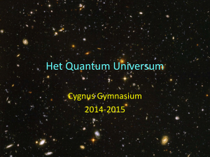 Het Quantum Universum