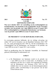 2013 1 No. 171 2013 STAATSBLAD No. 171 VAN DE REPUBLIEK