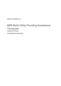 MER Multi Utility Providing Kanaalzone Terneuzen