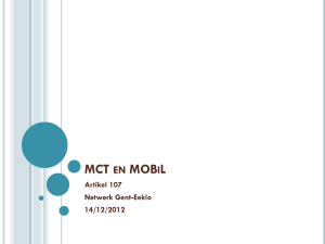 MCT en MOBiL - Lokaal Welzijnsbeleid in GENT