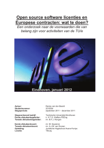 Open source software licenties en Europese contracten