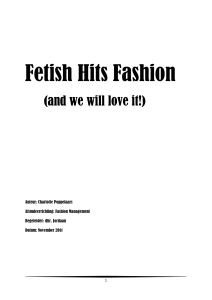 Fetish Hits Fashion
