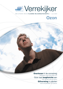 Overleven in de ozonsmog Ozon tast longfunctie - IRCEL
