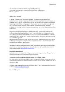 Onderzoeksinstructie 2015 - Nederlandse Beroepsorganisatie van