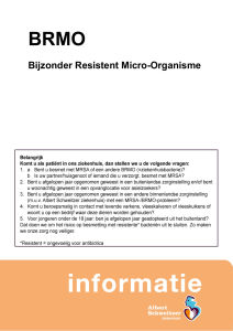 Bijzonder Resistent Micro-Organisme